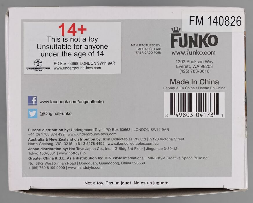 #114 The Wolf Man - Universal Monsters - Box Damaged Funko POP