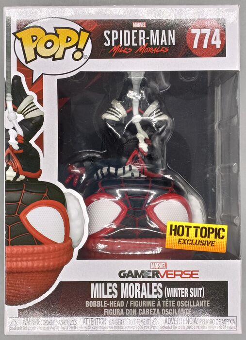 #774 Miles Morales (Winter Suit- Upside) Marvel Spider-Man Funko POP