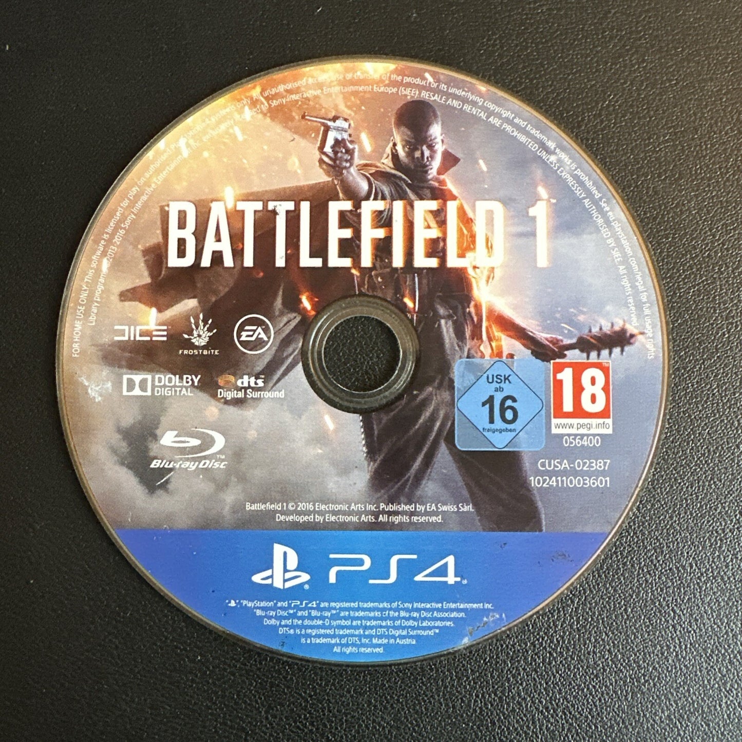Battlefield 1 for Playstation 4 (PS4) - [Just Disc]
