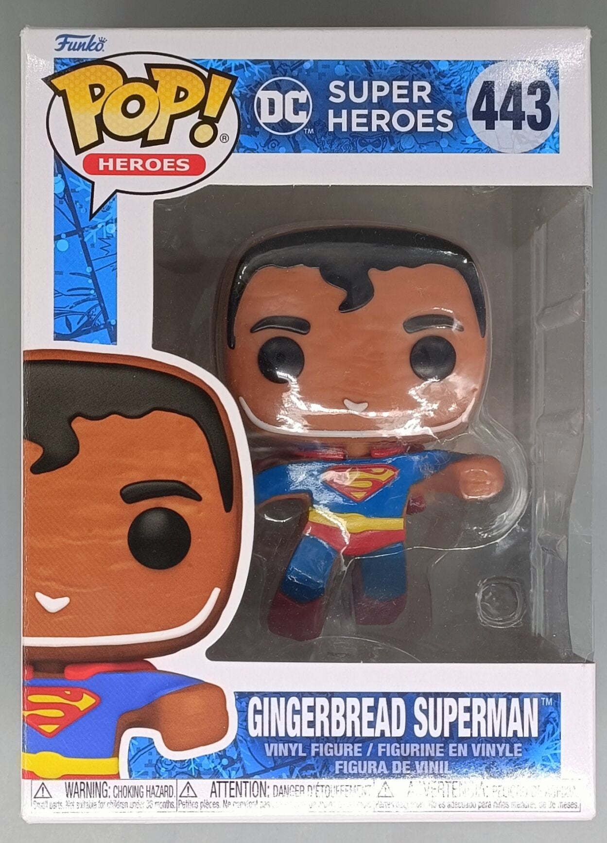 443 Gingerbread Superman - DC Holidays Funko POP