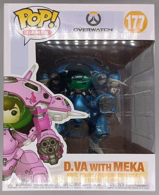 #177 D.Va with MEKA (Blueberry) 6 Inch - Overwatch Funko POP