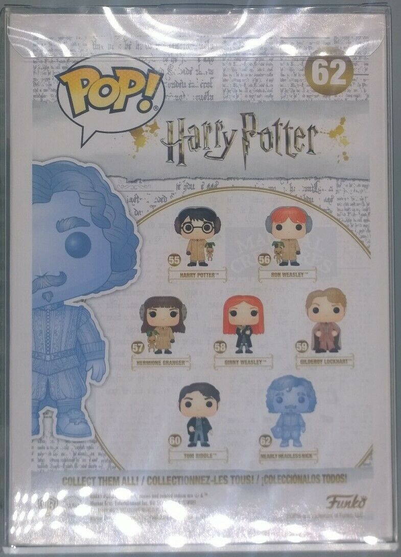 62 Nearly Headless Nick - Glow - Harry Potter - 2018 Con Funko POP