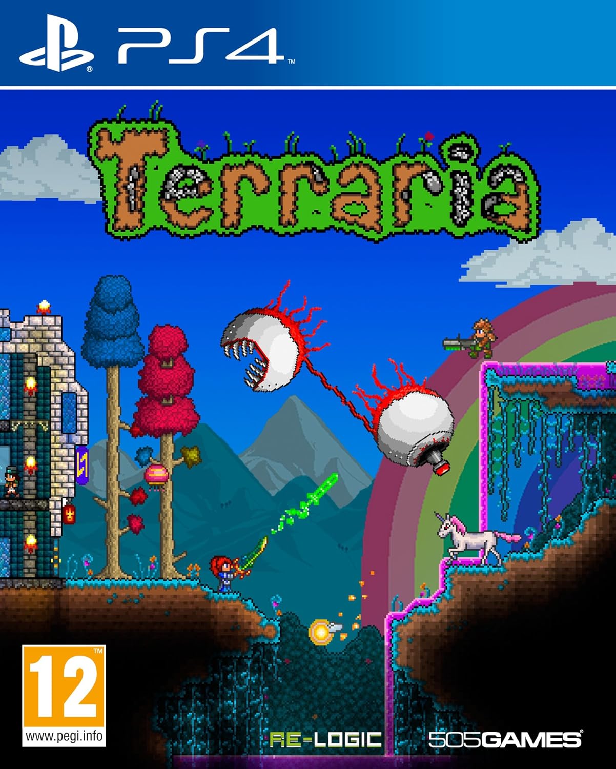 Terraria For Playstation 4 (PS4) - [Just Disc]