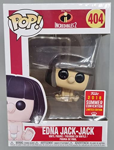 404 Edna Jack-Jack - Disney Incredibles 2 - 2018 Con Funko POP - Box Damaged