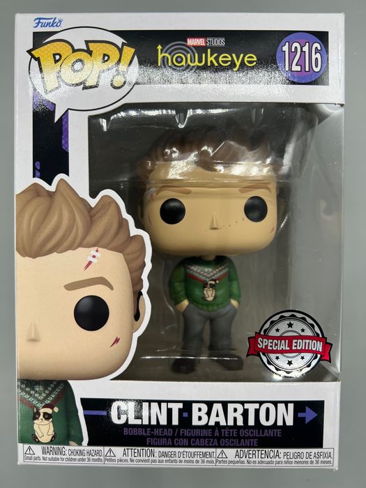 1216 Clint Barton (Christmas) - Marvel Hawkeye Funko POP