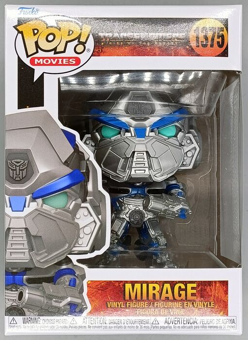 #1375 Mirage - Transformers Rise of the Beasts - Brand New Funko POP in Protector