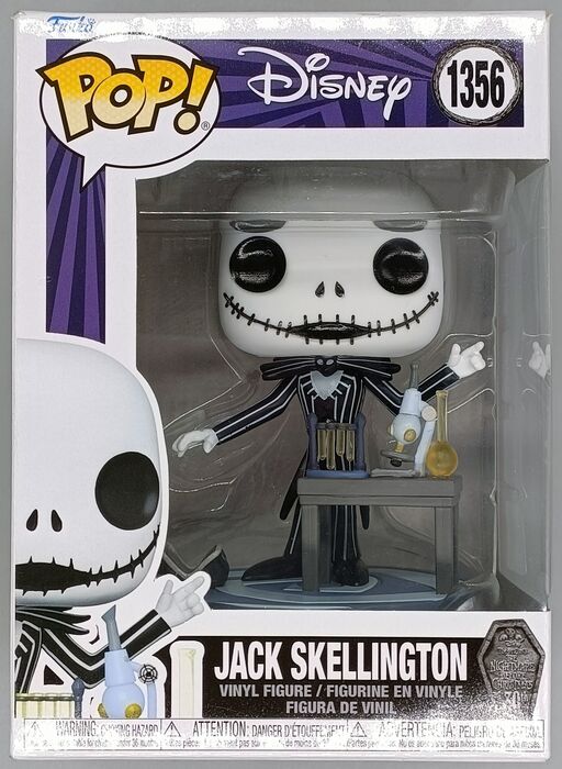 #1356 Jack Skellington - Disney the Nightmare Before Christmas - Box Damaged Funko POP