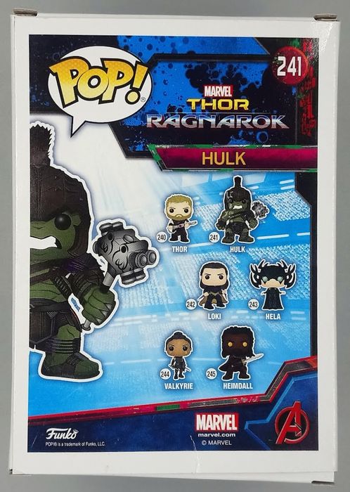 #241 Hulk - Marvel Thor Ragnarok Funko POP