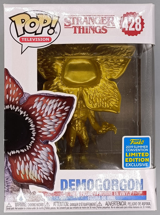 428 Demogorgon (Gold) - Stranger Things - 2019 Con - Funko POP - Box Damaged