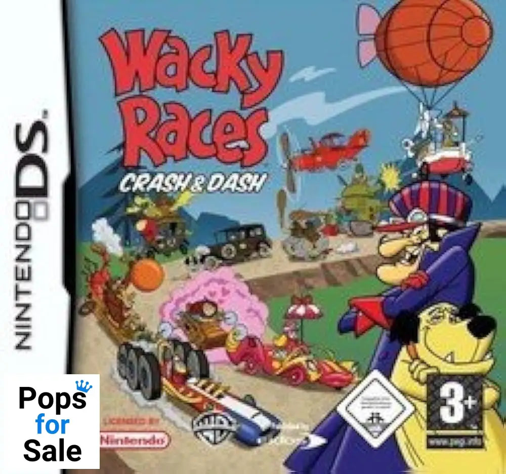 Wacky Races: Crash & Dash for the Nintendo DS/3DS - [No Manual]