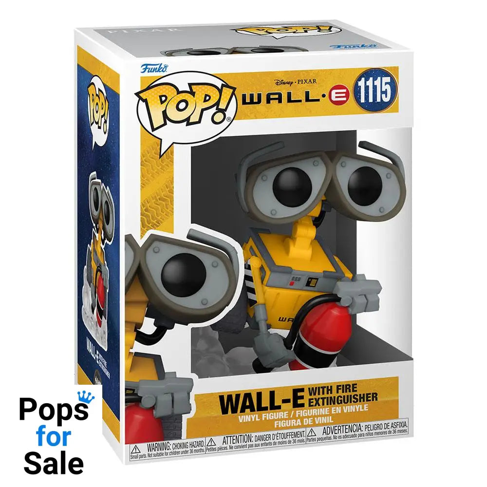 Wall-E POP! Movies Vinyl Figure Wall-E w/Fire Extinguisher 9 cm