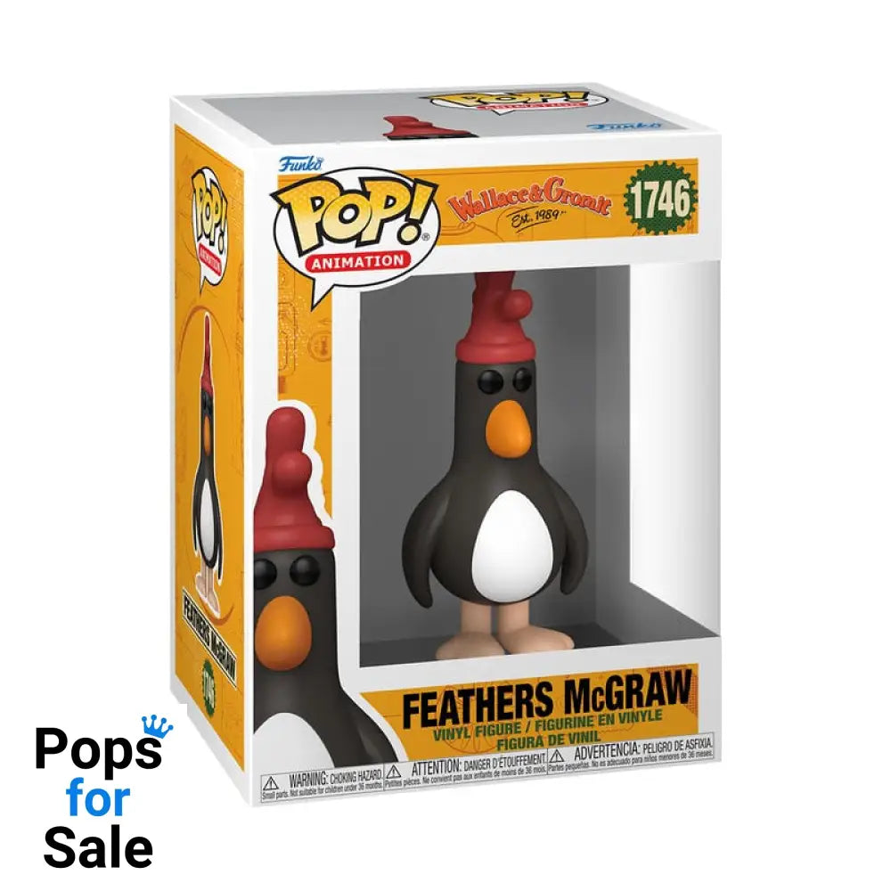 Wallace & Gromit POP! Animation Vinyl Figure Feathers McGraw 9 cm