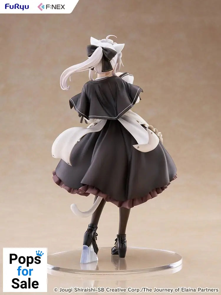 Wandering Witch: The Journey of Elaina F:NEX PVC Statue 1/7 Elaina Maid costume with cat ears Ver. 24 cm