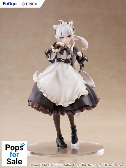 Wandering Witch: The Journey of Elaina F:NEX PVC Statue 1/7 Elaina Maid costume with cat ears Ver. 24 cm