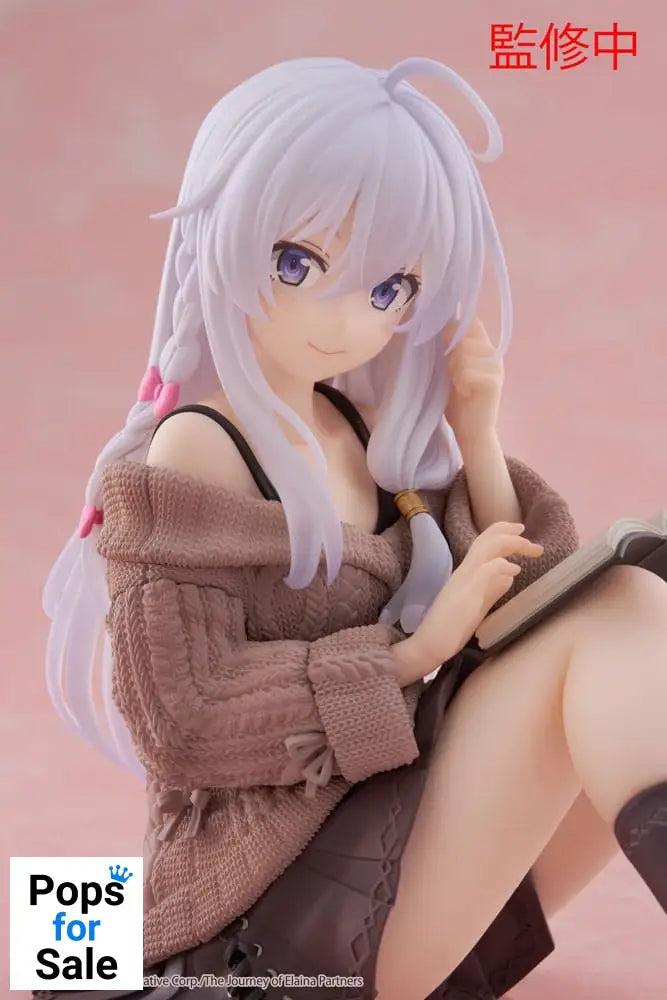 Wandering Witch: The Journey of Elaina PVC Statue Desktop Cute Figure Elaina Casual Clothes Ver. 13 cm