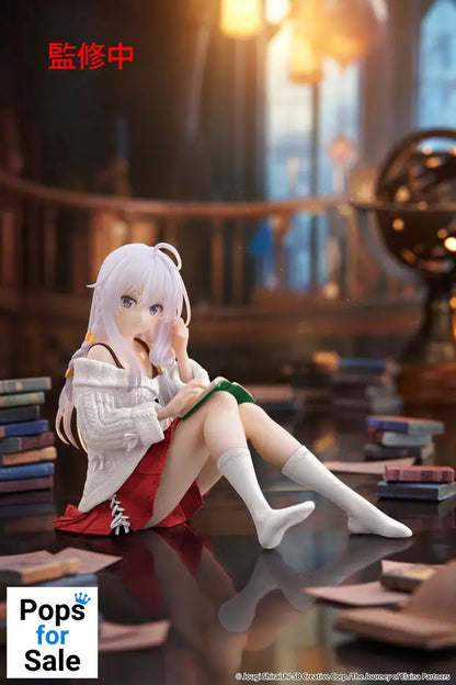 Wandering Witch: The Journey of Elaina PVC Statue Desktop Cute Figure Elaina Casual Clothes Ver. Renewal 13 cm