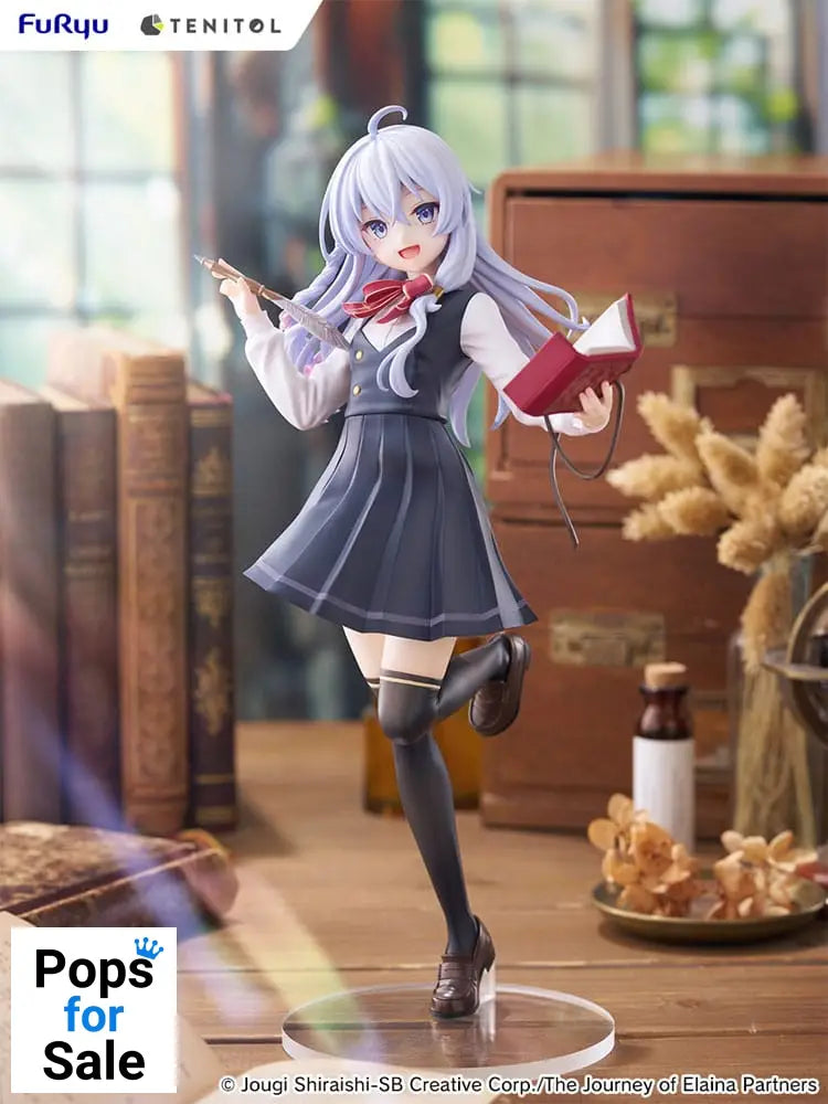 Wandering Witch: The Journey of Elaina Tenitol Tall PVC Statue Elaina School Uniform Ver. 29 cm