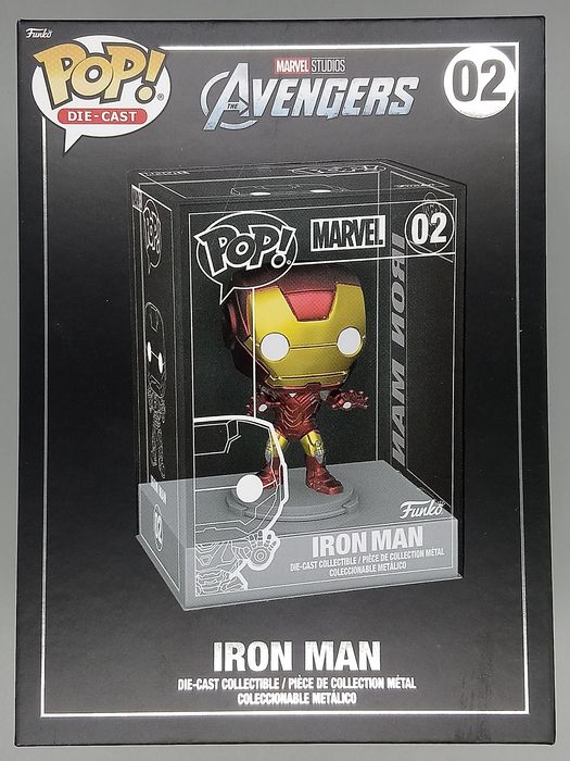 02 Iron Man - Marvel - DieCast Funko POP