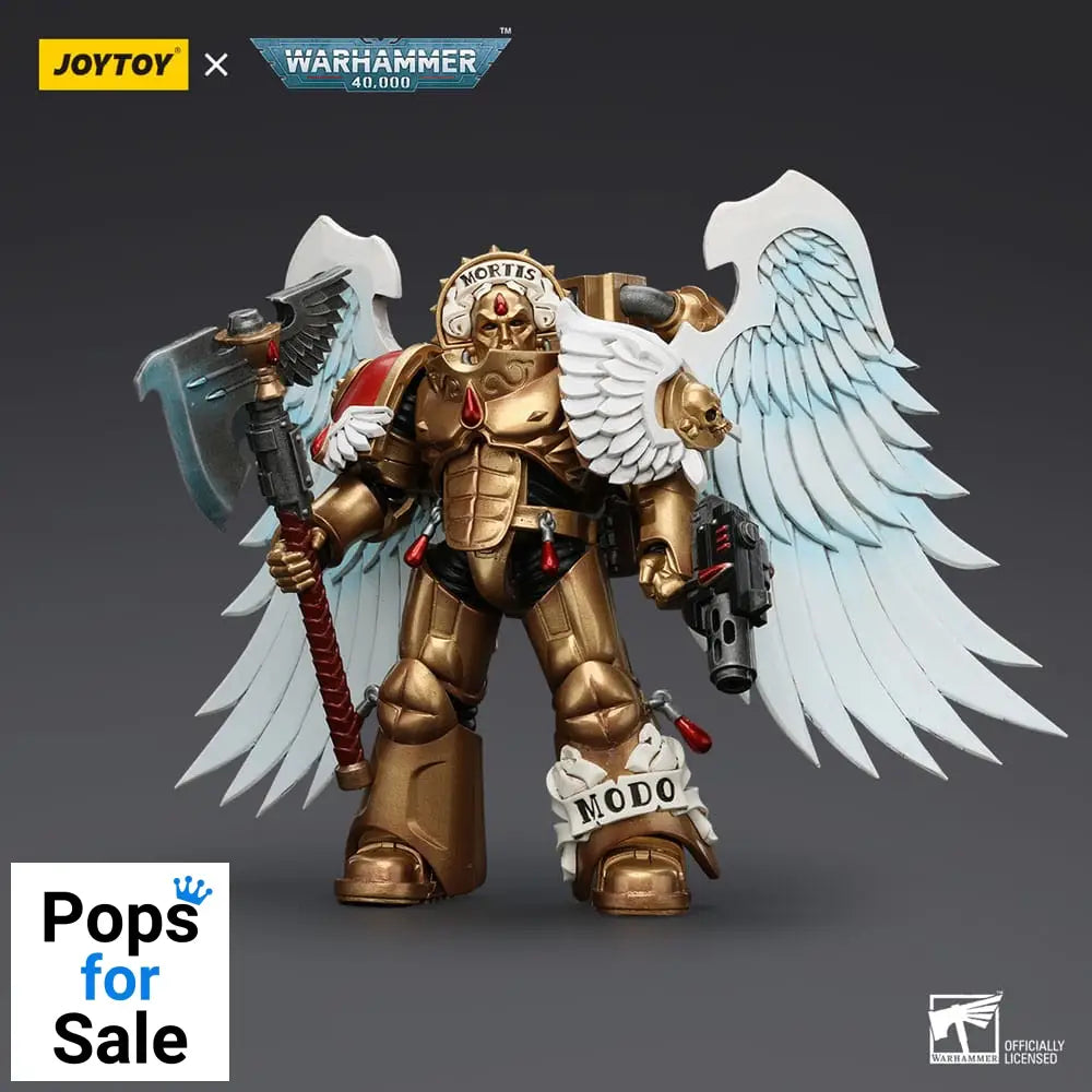 Warhammer 40,000 Action Figure 1/18 Blood Angels Sanguinary Guard with Encarmine Axe and Inferno Pistol 12 cm