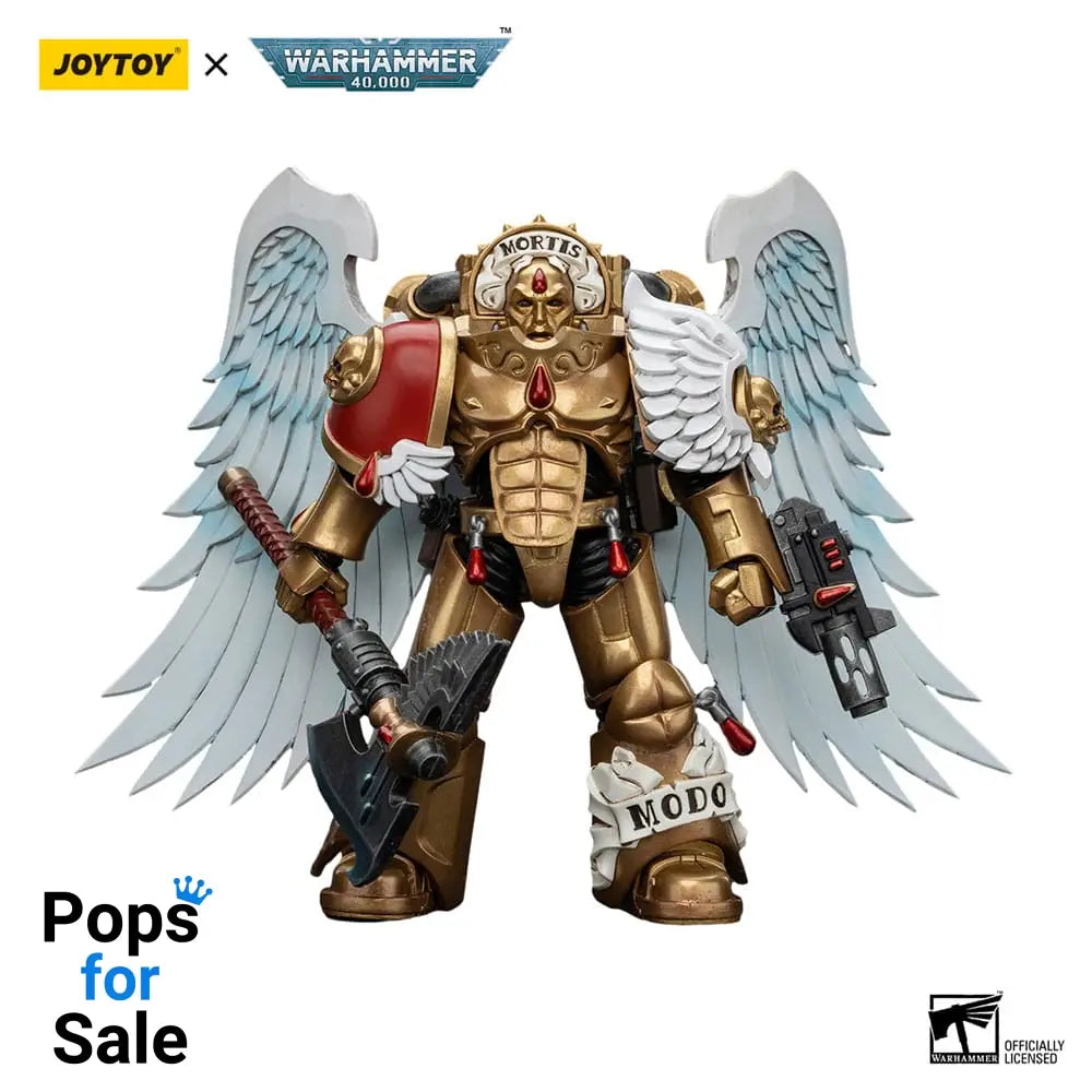 Warhammer 40,000 Action Figure 1/18 Blood Angels Sanguinary Guard with Encarmine Axe and Inferno Pistol 12 cm Action