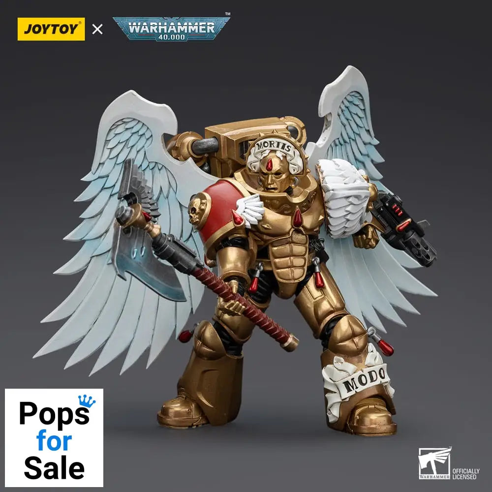 Warhammer 40,000 Action Figure 1/18 Blood Angels Sanguinary Guard with Encarmine Axe and Inferno Pistol 12 cm