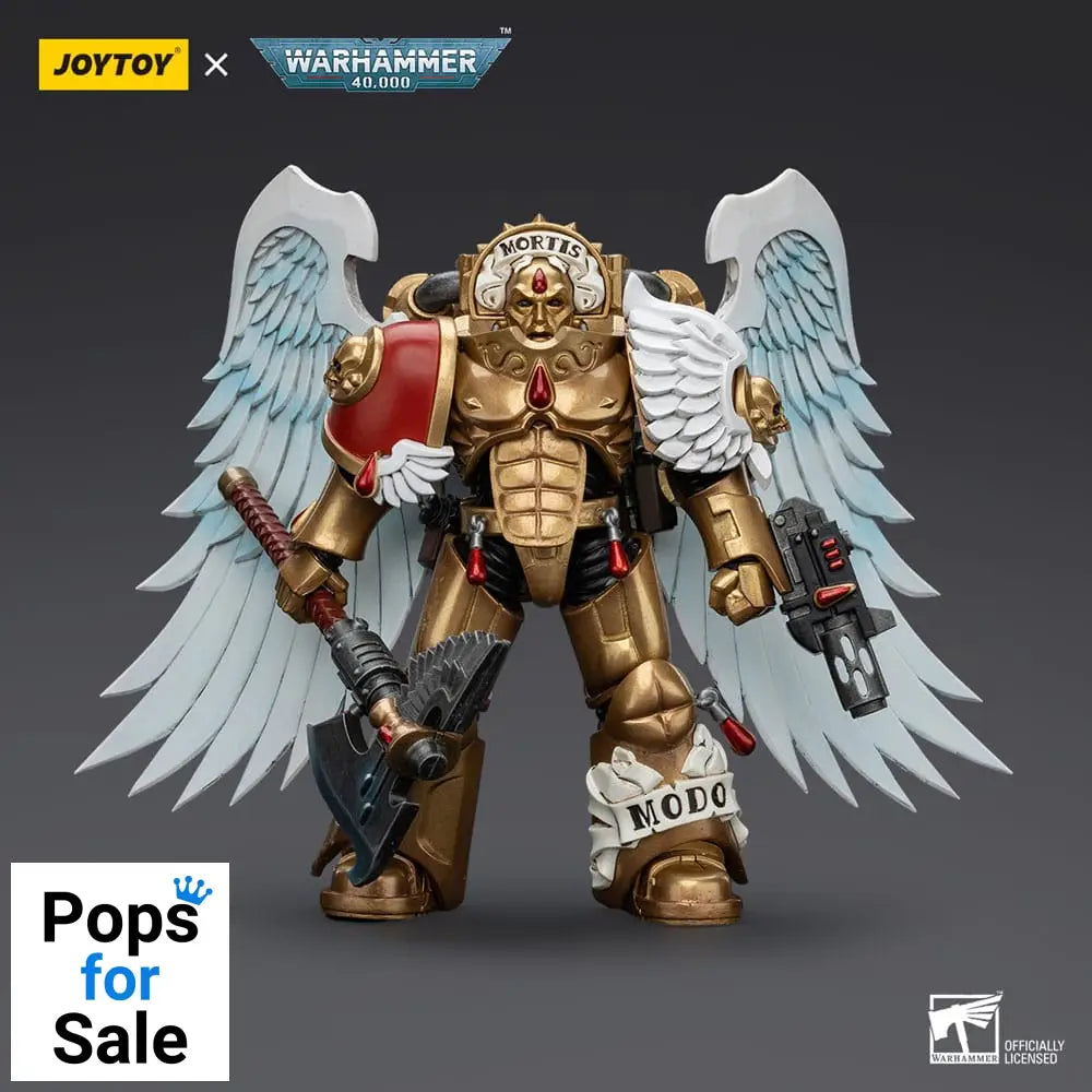 Warhammer 40,000 Action Figure 1/18 Blood Angels Sanguinary Guard with Encarmine Axe and Inferno Pistol 12 cm