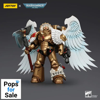 Warhammer 40,000 Action Figure 1/18 Blood Angels Sanguinary Guard with Encarmine Axe and Inferno Pistol 12 cm Action