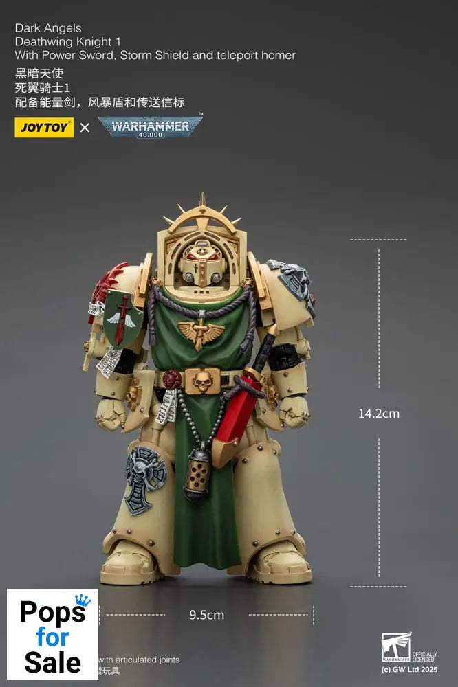 Warhammer 40,000 Action Figure Dark Angels Deathwing Knight 1 14 cm