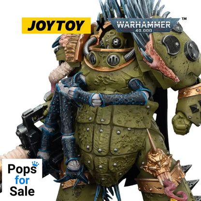 Warhammer 40,000 Action Figure Death Guard Blightlord Terminator 1 with Reaper Autocannon and Bubotic Blades 14 cm