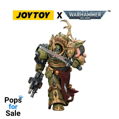 Warhammer 40,000 Action Figure Death Guard Blightlord Terminator 3 with Combi-bolter and Bubotic Blade 14 cm