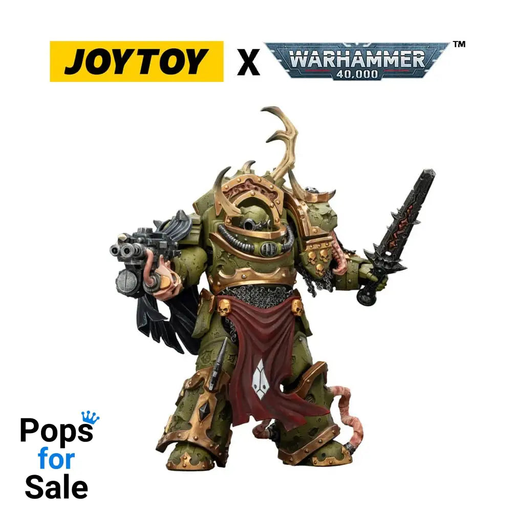 Warhammer 40,000 Action Figure Death Guard Blightlord Terminator 3 with Combi-bolter and Bubotic Blade 14 cm