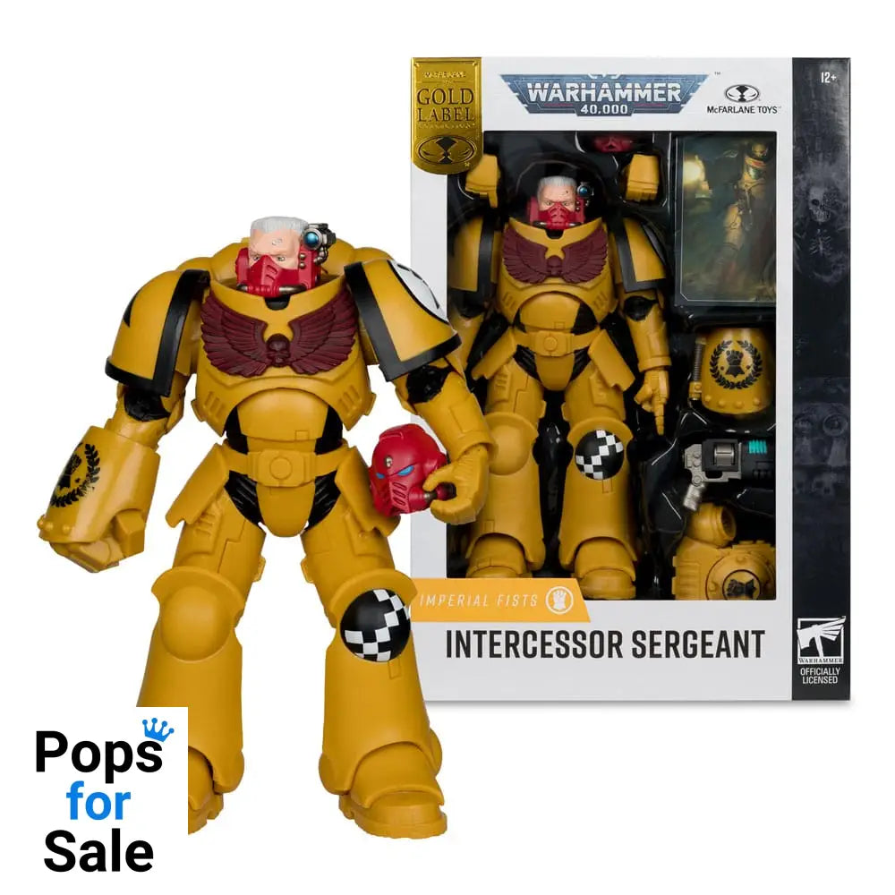 Warhammer 40,000 Action Figure Intercessor Sergeant (Imperial Fist) (Gold Label) 18 cm
