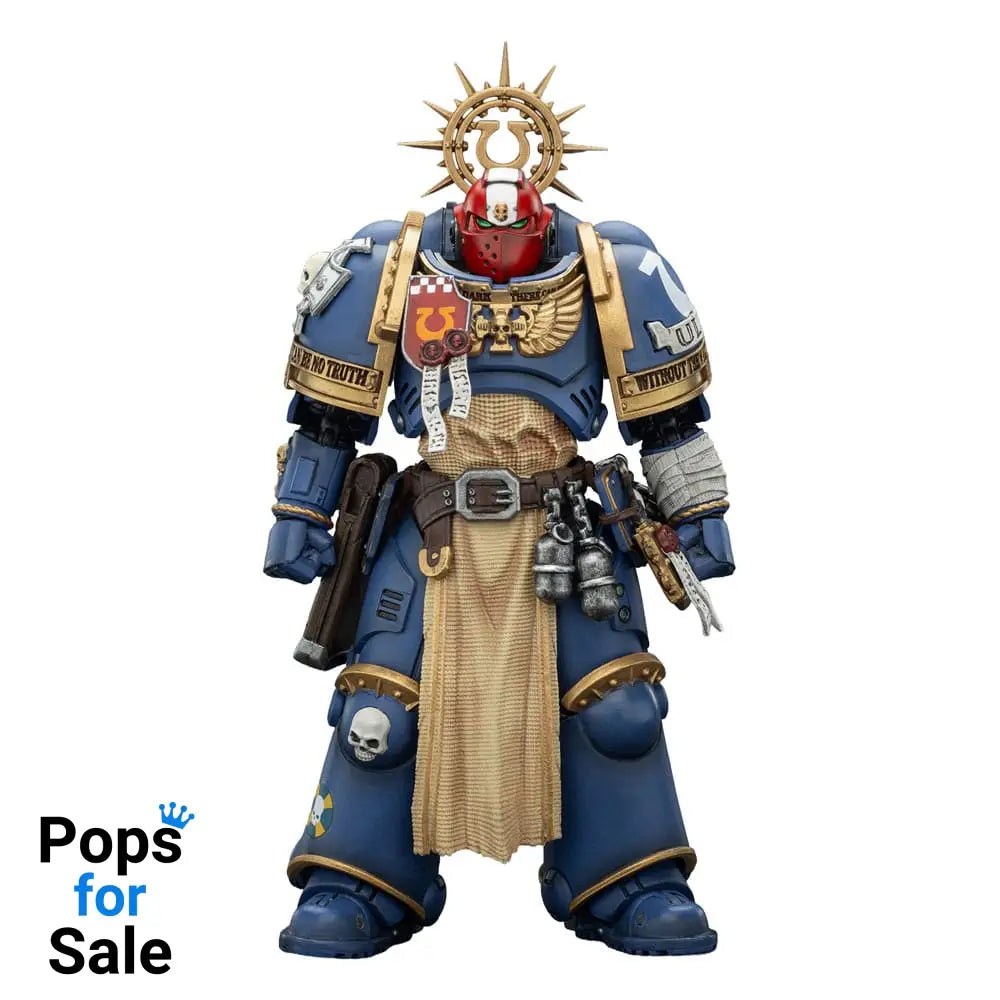 Warhammer 40,000 Action Figure Ultramarines Metaurus with Power Axe, Stormshield and Plasma Pistol 13 cm