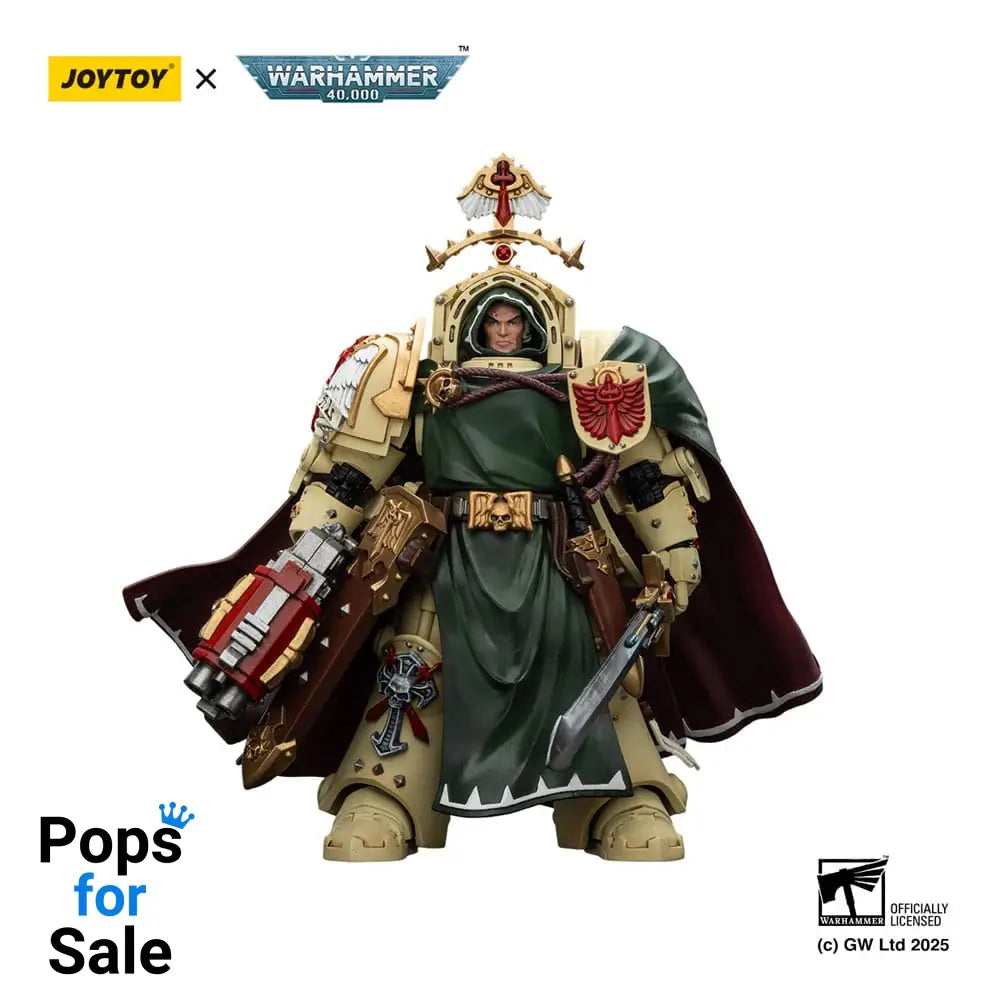 Warhammer 40,000: Dark Angels Action Figure Belial Grand Master of The Deathwing With the Sword of Silence and Storm Bolter 14 cm