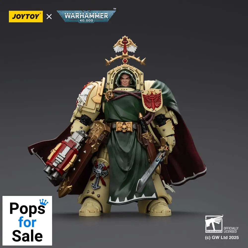 Warhammer 40,000: Dark Angels Action Figure Belial Grand Master of The Deathwing With the Sword of Silence and Storm Bolter 14 cm