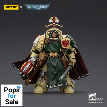 Warhammer 40,000: Dark Angels Action Figure Belial Grand Master of The Deathwing With the Sword of Silence and Storm Bolter 14 cm