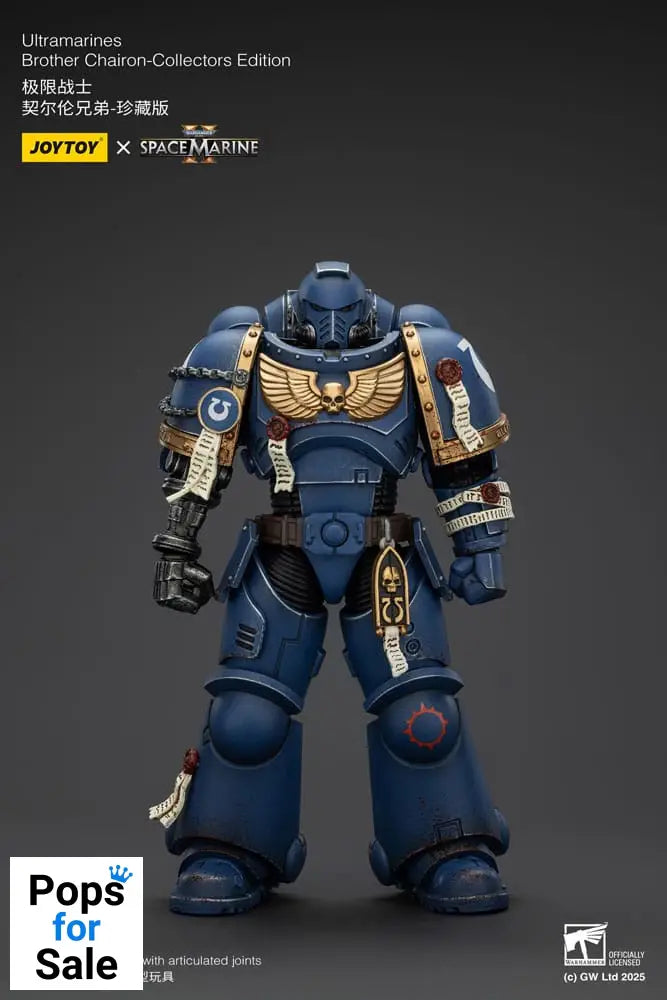Warhammer 40,000: Space Marine 2 Action Figure Ultramarines Brother Chairon Collectors Edition 13 cm