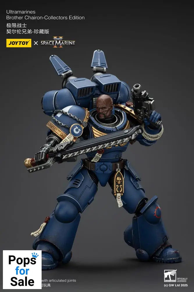 Warhammer 40,000: Space Marine 2 Action Figure Ultramarines Brother Chairon Collectors Edition 13 cm