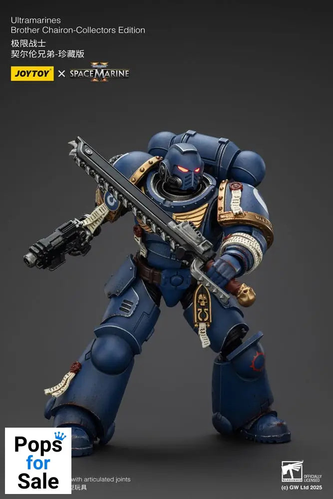 Warhammer 40,000: Space Marine 2 Action Figure Ultramarines Brother Chairon Collectors Edition 13 cm