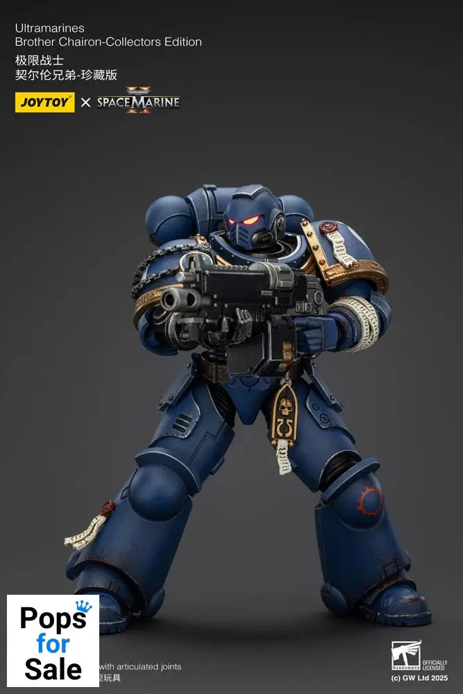 Warhammer 40,000: Space Marine 2 Action Figure Ultramarines Brother Chairon Collectors Edition 13 cm