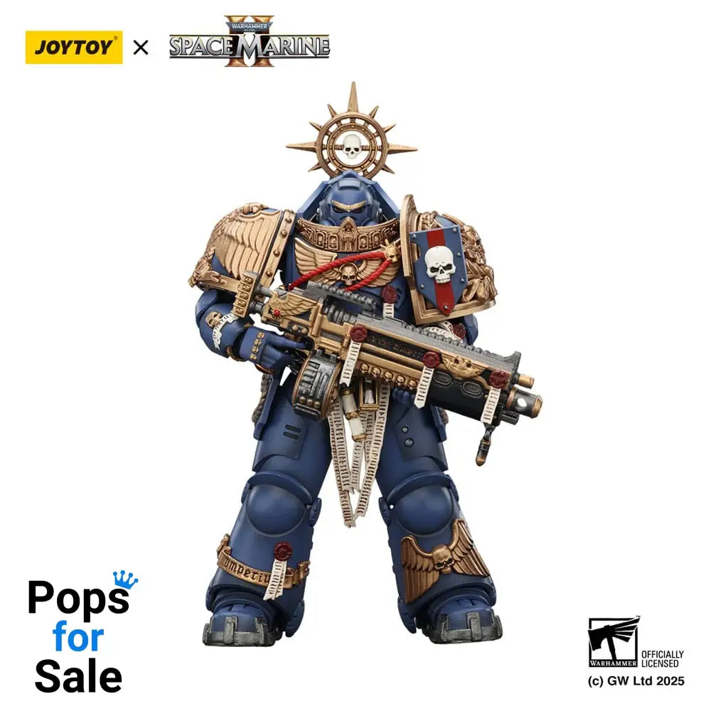 Warhammer 40,000: Space Marine 2 Action Figure Ultramarines Heavy Relic Primus Armor with Heavy Relic Bolt Rifle 13 cm