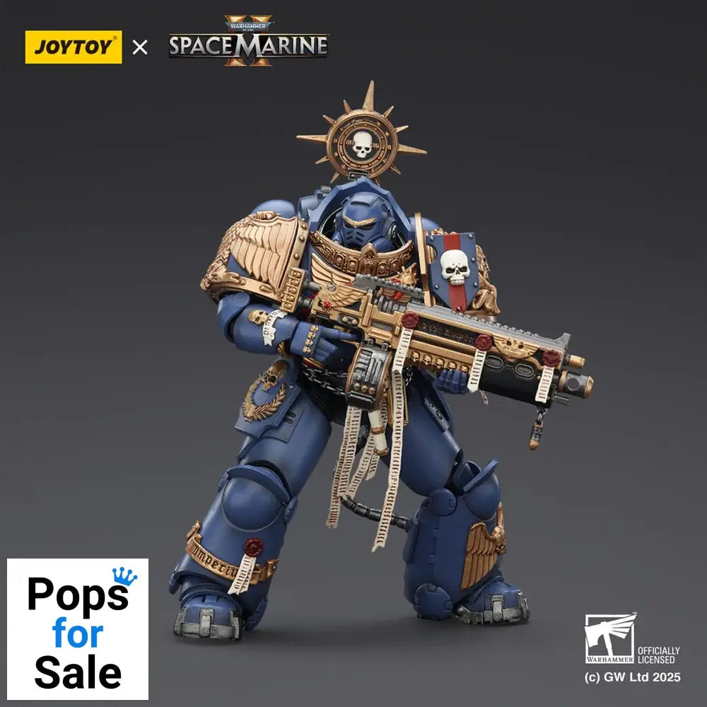 Warhammer 40,000: Space Marine 2 Action Figure Ultramarines Heavy Relic Primus Armor with Heavy Relic Bolt Rifle 13 cm