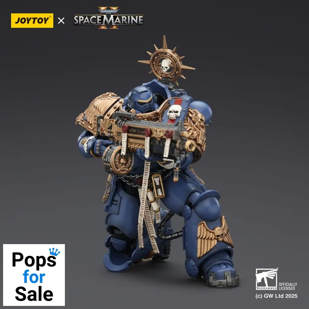 Warhammer 40,000: Space Marine 2 Action Figure Ultramarines Heavy Relic Primus Armor with Heavy Relic Bolt Rifle 13 cm