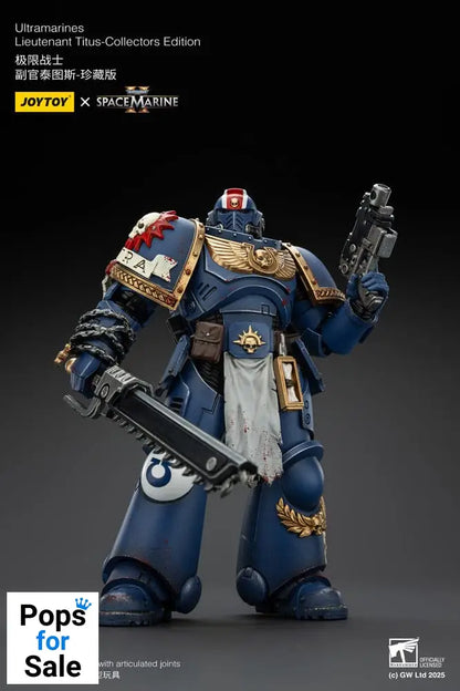 Warhammer 40,000: Space Marine 2 Action Figure Ultramarines Lieutenant Titus Collectors Edition 13 cm