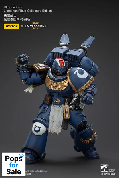 Warhammer 40,000: Space Marine 2 Action Figure Ultramarines Lieutenant Titus Collectors Edition 13 cm