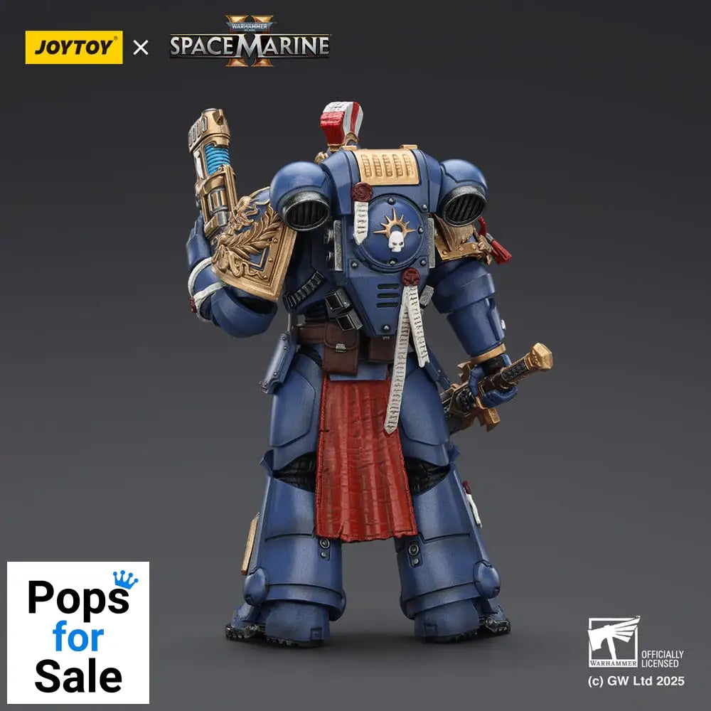 Warhammer 40,000: Space Marine 2 Action Figure Ultramarines Relic Primus Armourwith Plasma Pistol and Combat Blade 13 cm