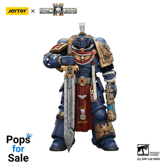 Warhammer 40,000: Space Marine 2 Action Figure Ultramarines Relic Primus Armourwith Plasma Pistol and Combat Blade 13 cm