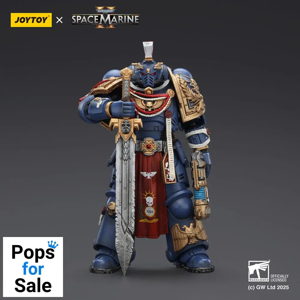 Warhammer 40,000: Space Marine 2 Action Figure Ultramarines Relic Primus Armourwith Plasma Pistol and Combat Blade 13 cm