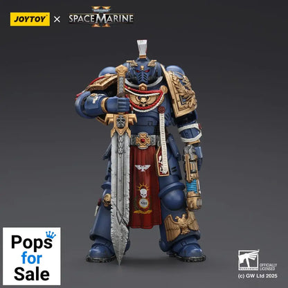Warhammer 40,000: Space Marine 2 Action Figure Ultramarines Relic Primus Armourwith Plasma Pistol and Combat Blade 13 cm