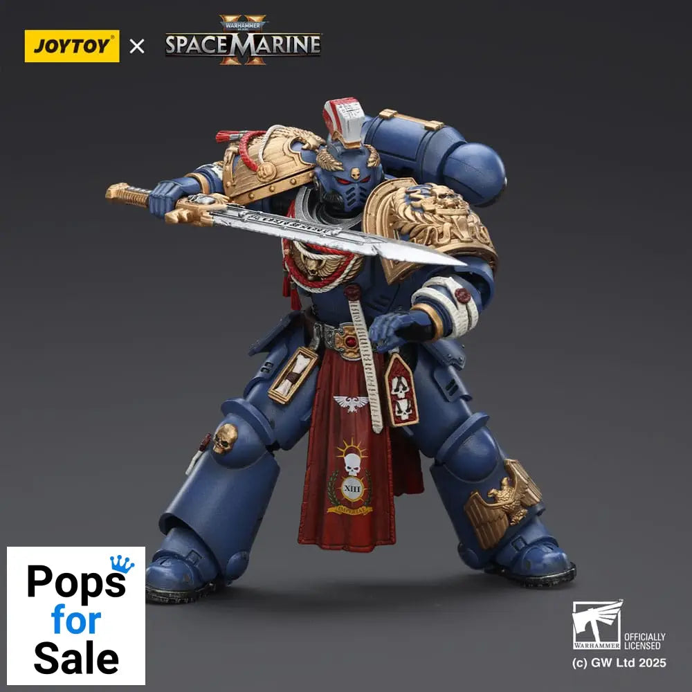 Warhammer 40,000: Space Marine 2 Action Figure Ultramarines Relic Primus Armourwith Plasma Pistol and Combat Blade 13 cm